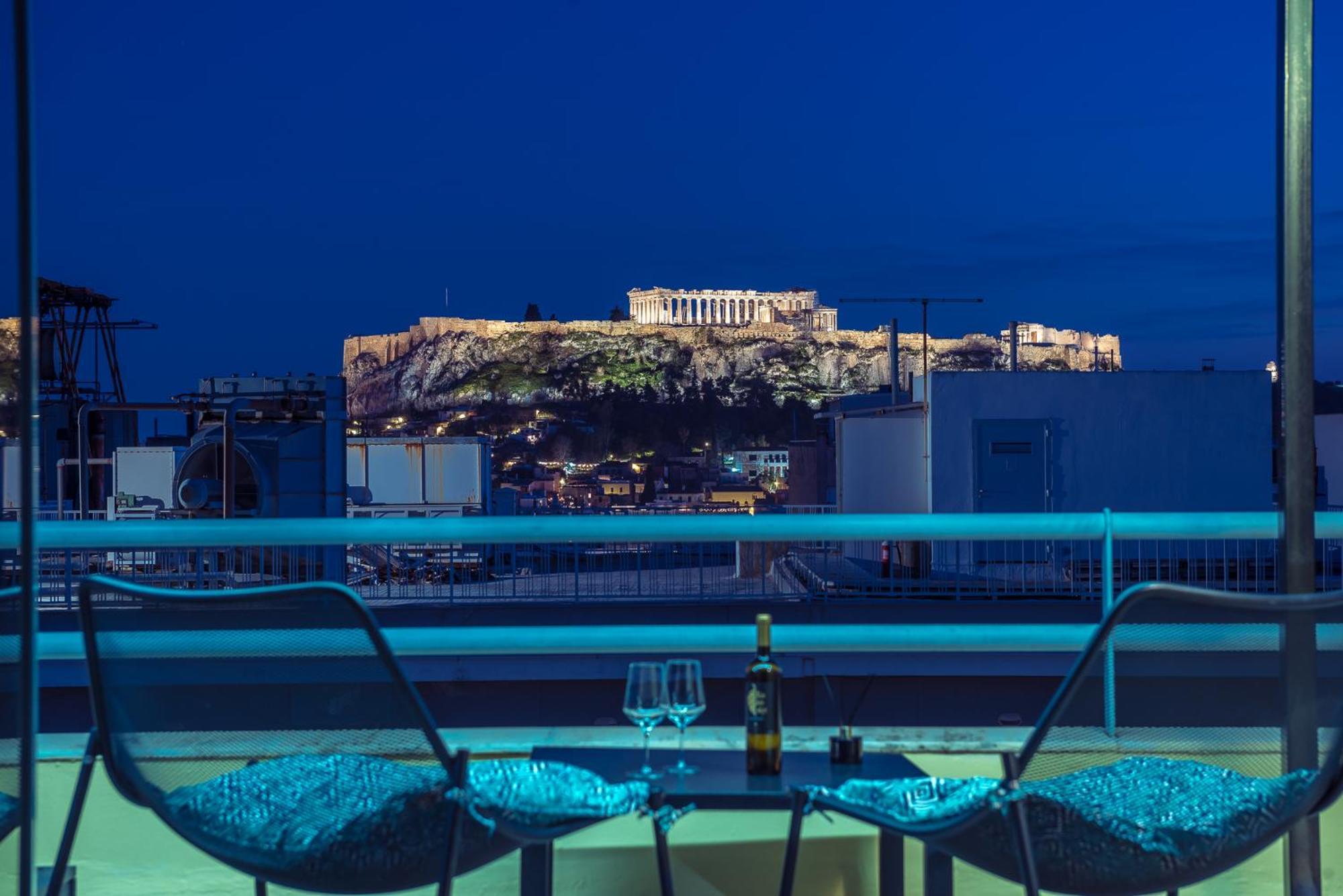 Acropolis View Mini Sky Suite & Hot Tub Atenas Exterior foto