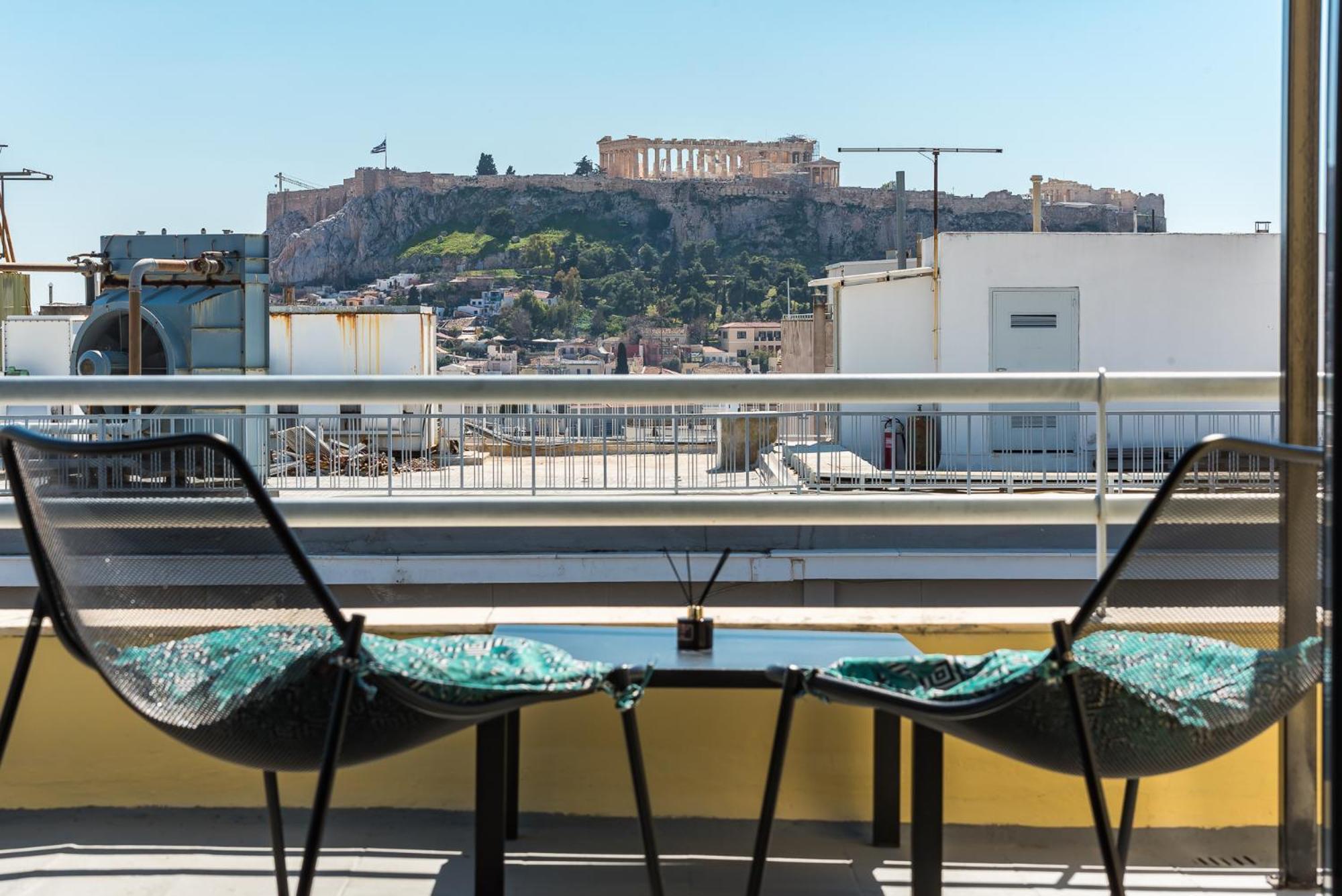 Acropolis View Mini Sky Suite & Hot Tub Atenas Exterior foto