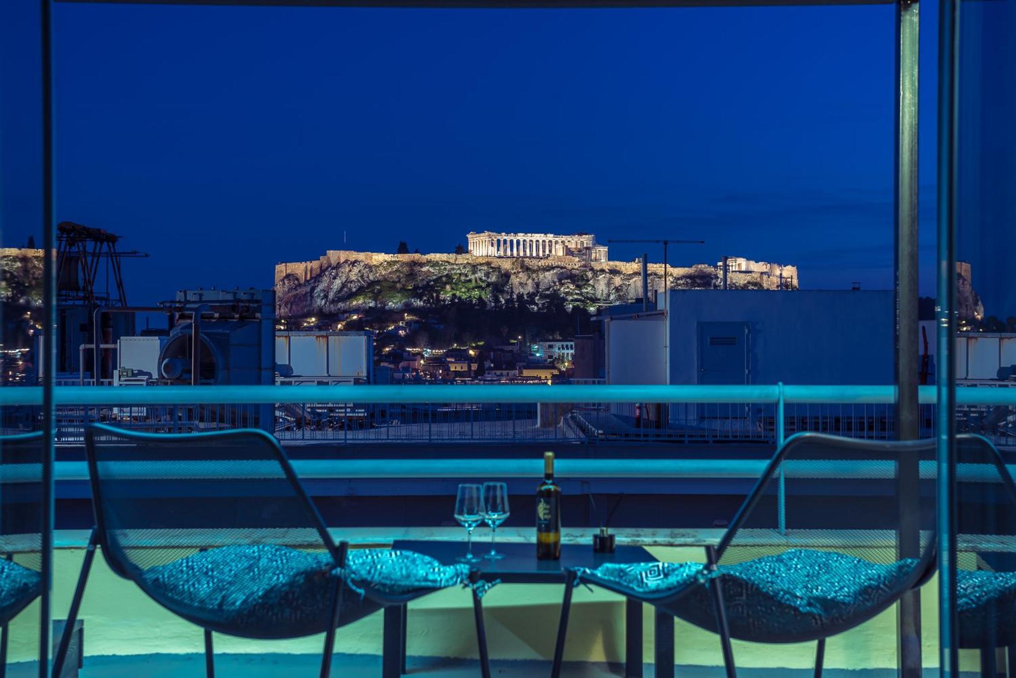 Acropolis View Mini Sky Suite & Hot Tub Atenas Exterior foto