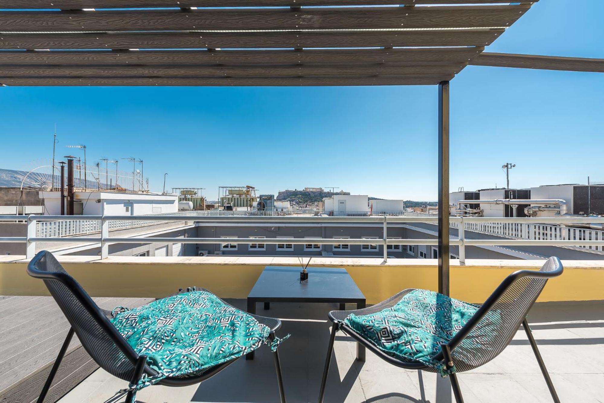 Acropolis View Mini Sky Suite & Hot Tub Atenas Exterior foto