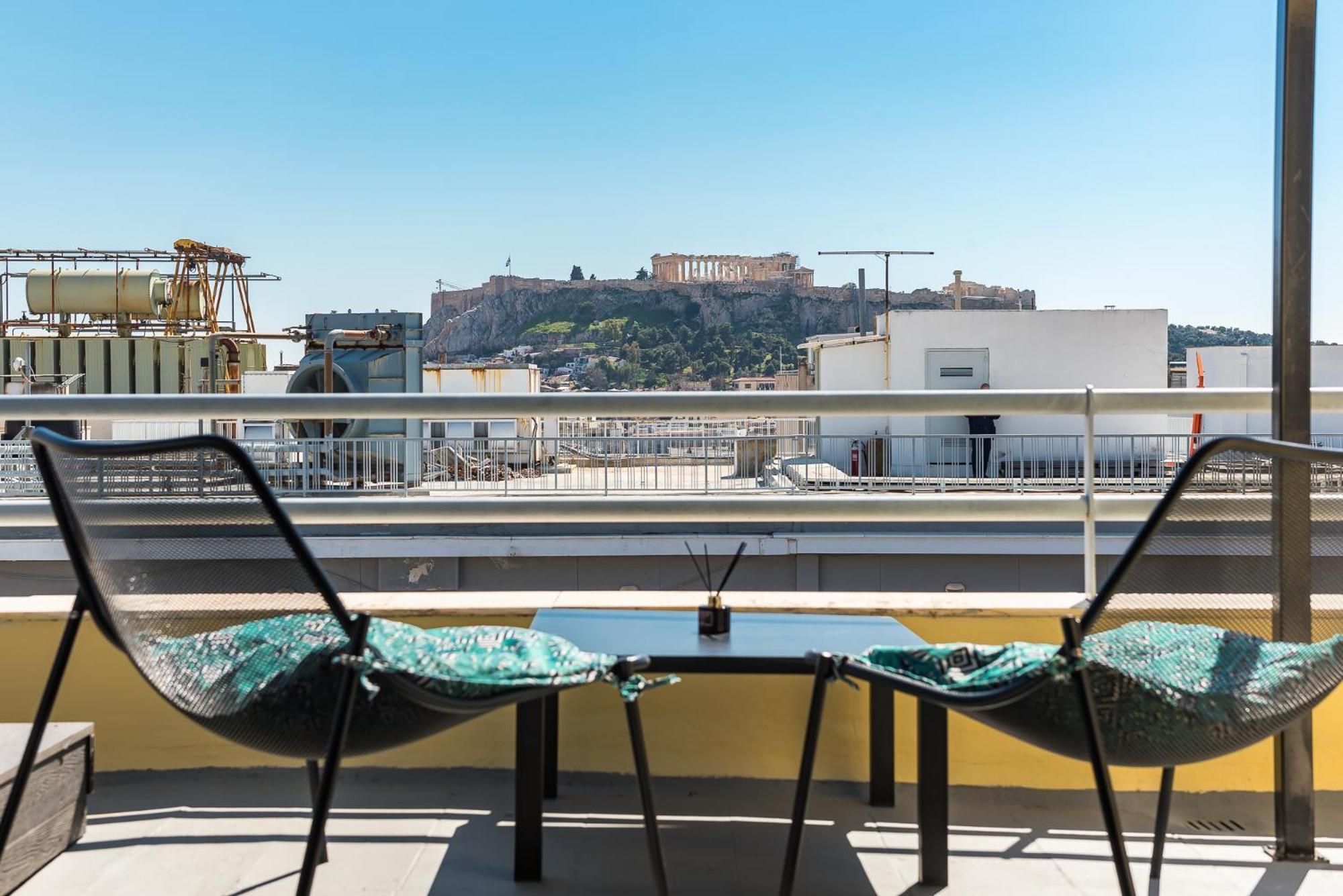 Acropolis View Mini Sky Suite & Hot Tub Atenas Exterior foto