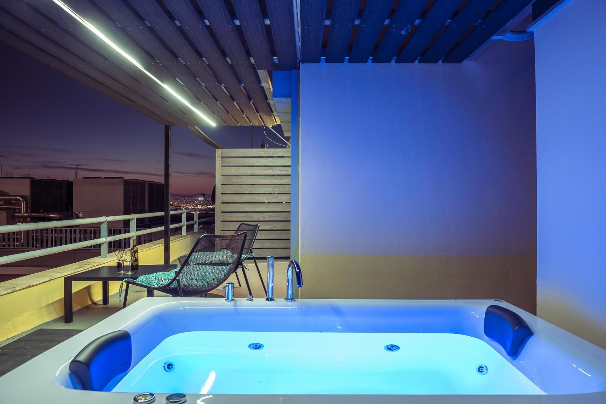 Acropolis View Mini Sky Suite & Hot Tub Atenas Exterior foto